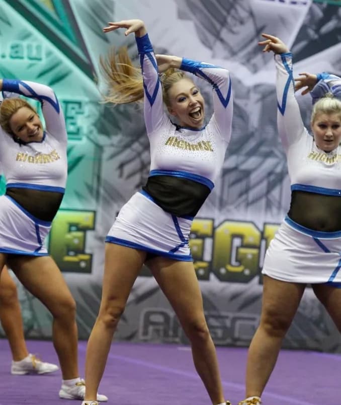Natalie — founder of Highrise Cheerleading